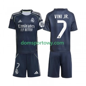 Koszulka Real Madryt Vinicius Junior 7 Dziecięcy Wyjazdowe Koszulki Piłkarskie 2025-2026 Krótki Rękaw